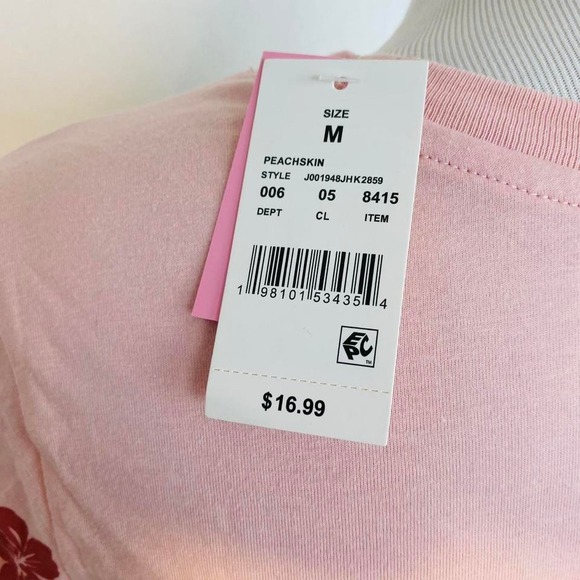 Pink Sanrio Hello Kitty crop top shirt - Picture 7 of 8